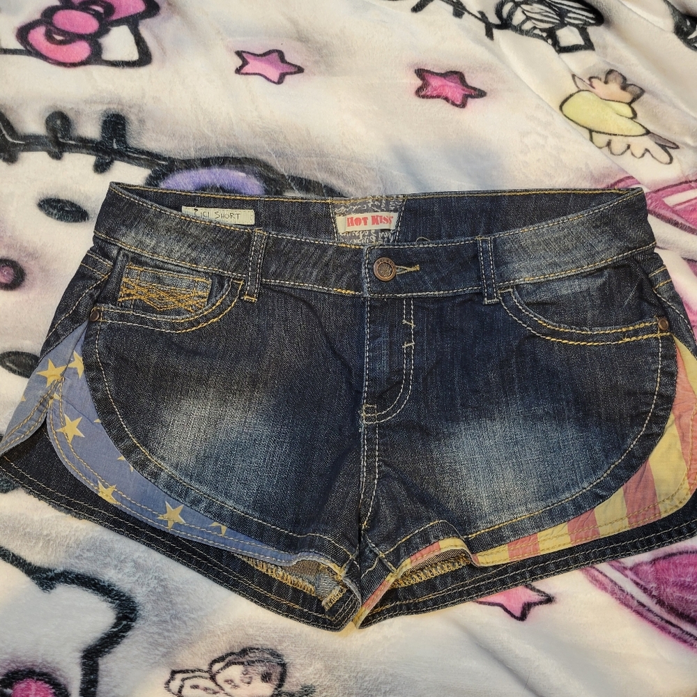 Hot Kiss Cici Short USA united States Flat Print Casual Shorts | 11